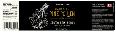 Lodgepole Pine (Pollen de pin) - Canadian Pine Pollen - 100ml