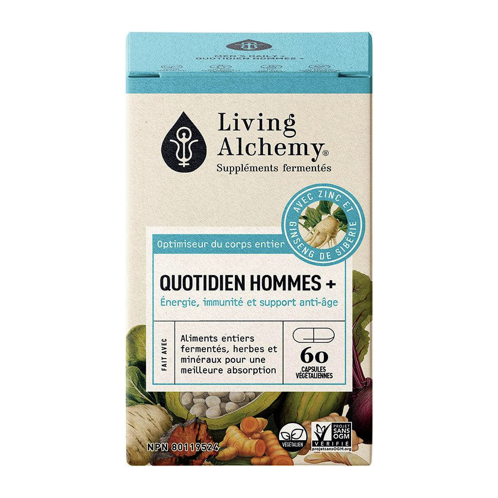 Quotidien Hommes Plus - Living Alchemy - 60 capsules