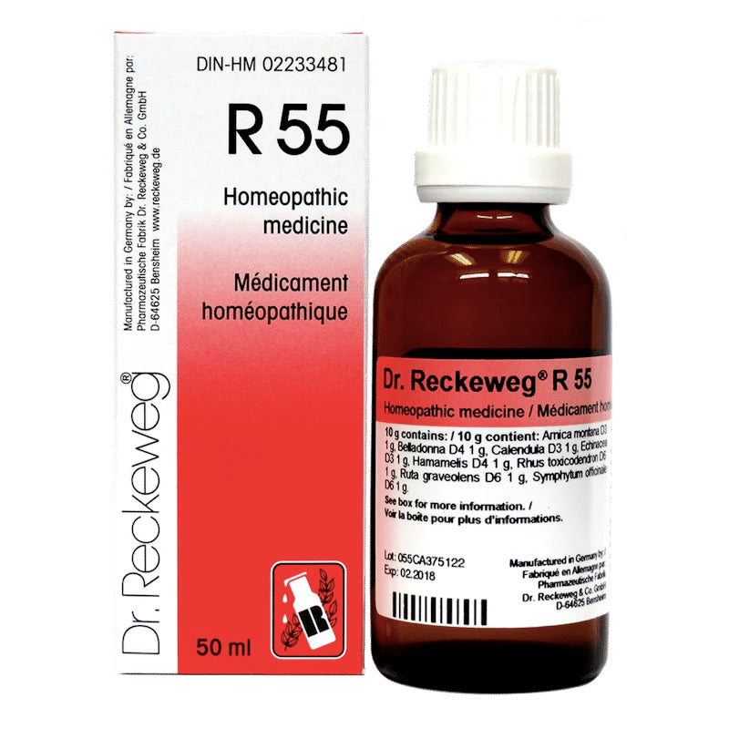 R55 - Blessures, fractures, plaies, courbatures - Dr. Reckeweg - 50ml