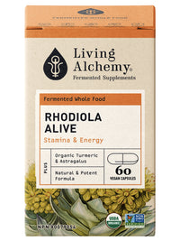 Rhodiola - Soutien à l'endurance et à l'énergie - Living Alchemy - 60 capsules