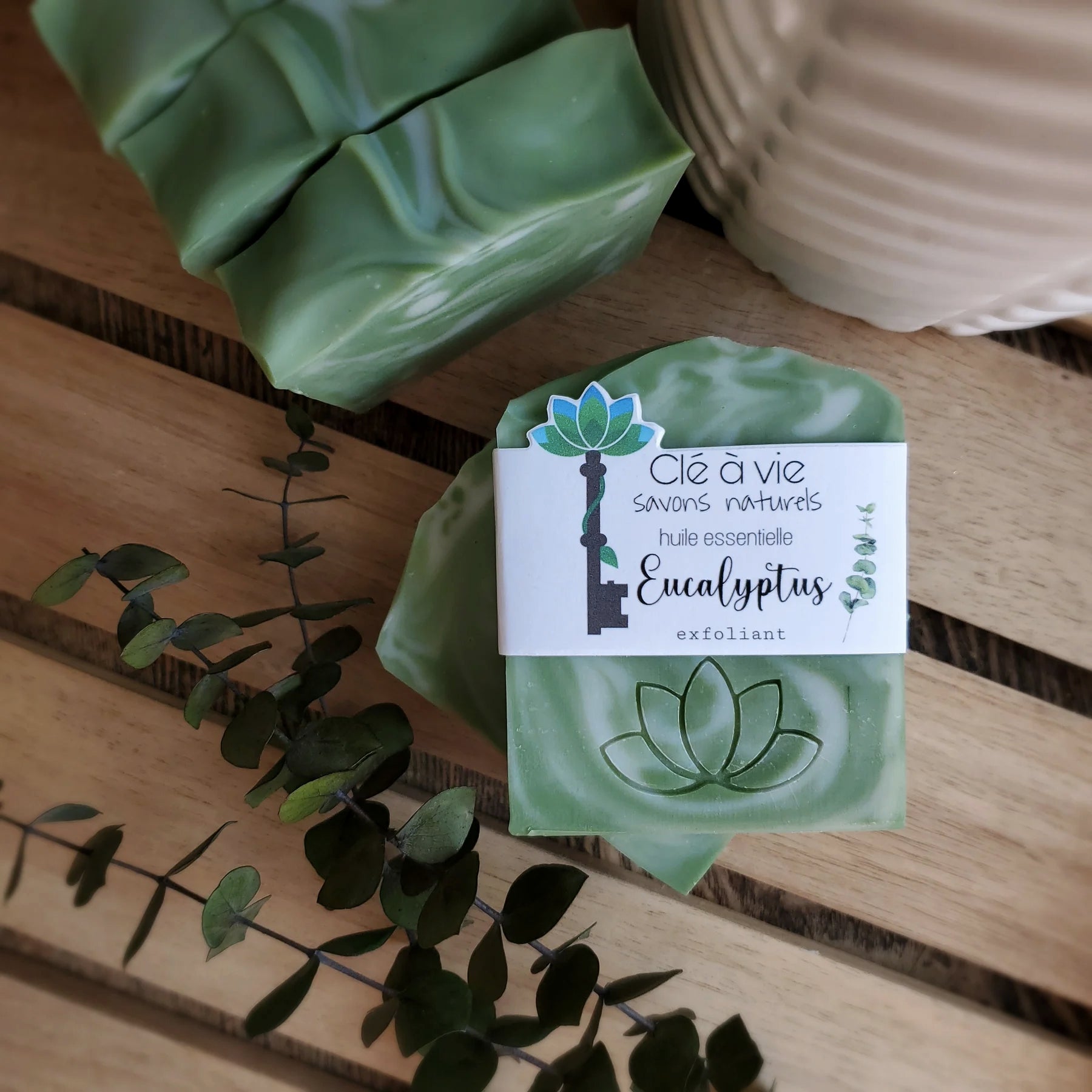 Savon Eucalyptus - Exfoliant - Clé à Vie