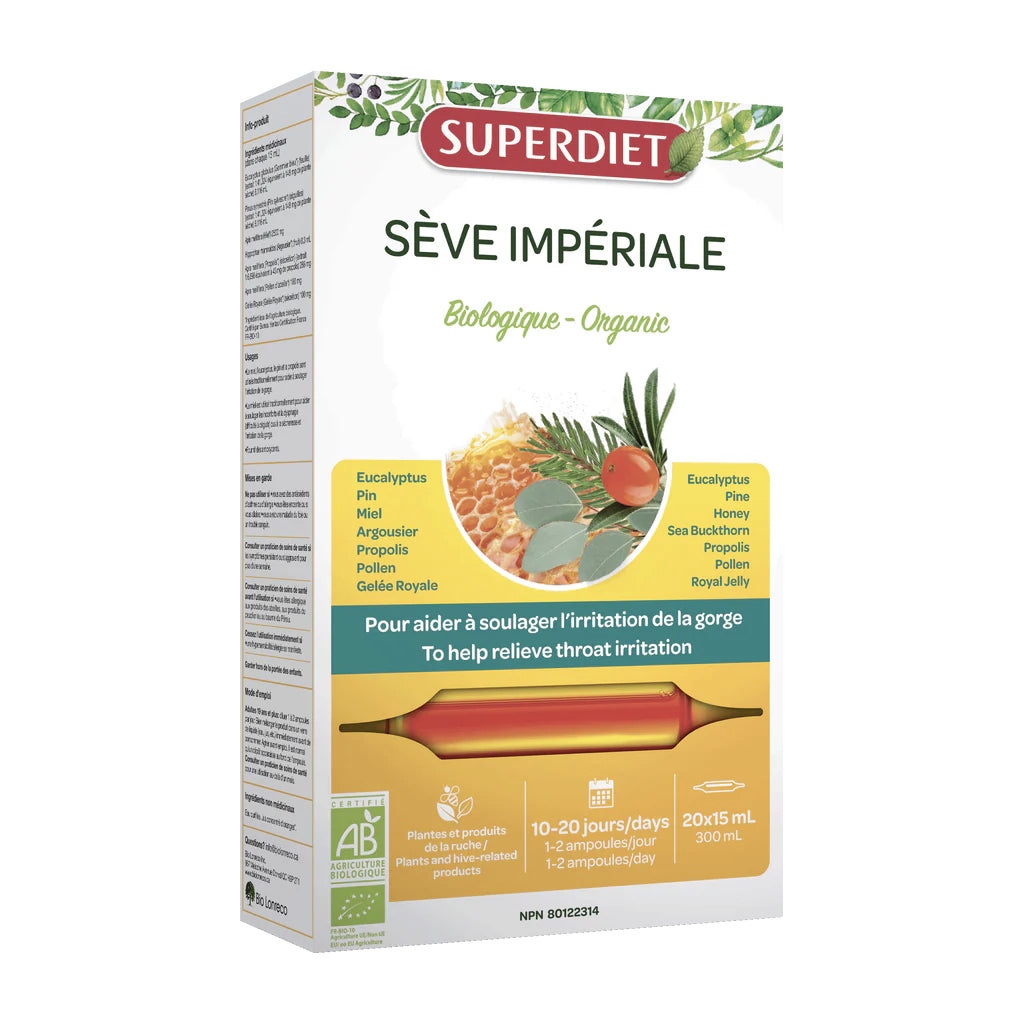 Sève Impériale - Superdiet - 20 Ampoules de 15ml