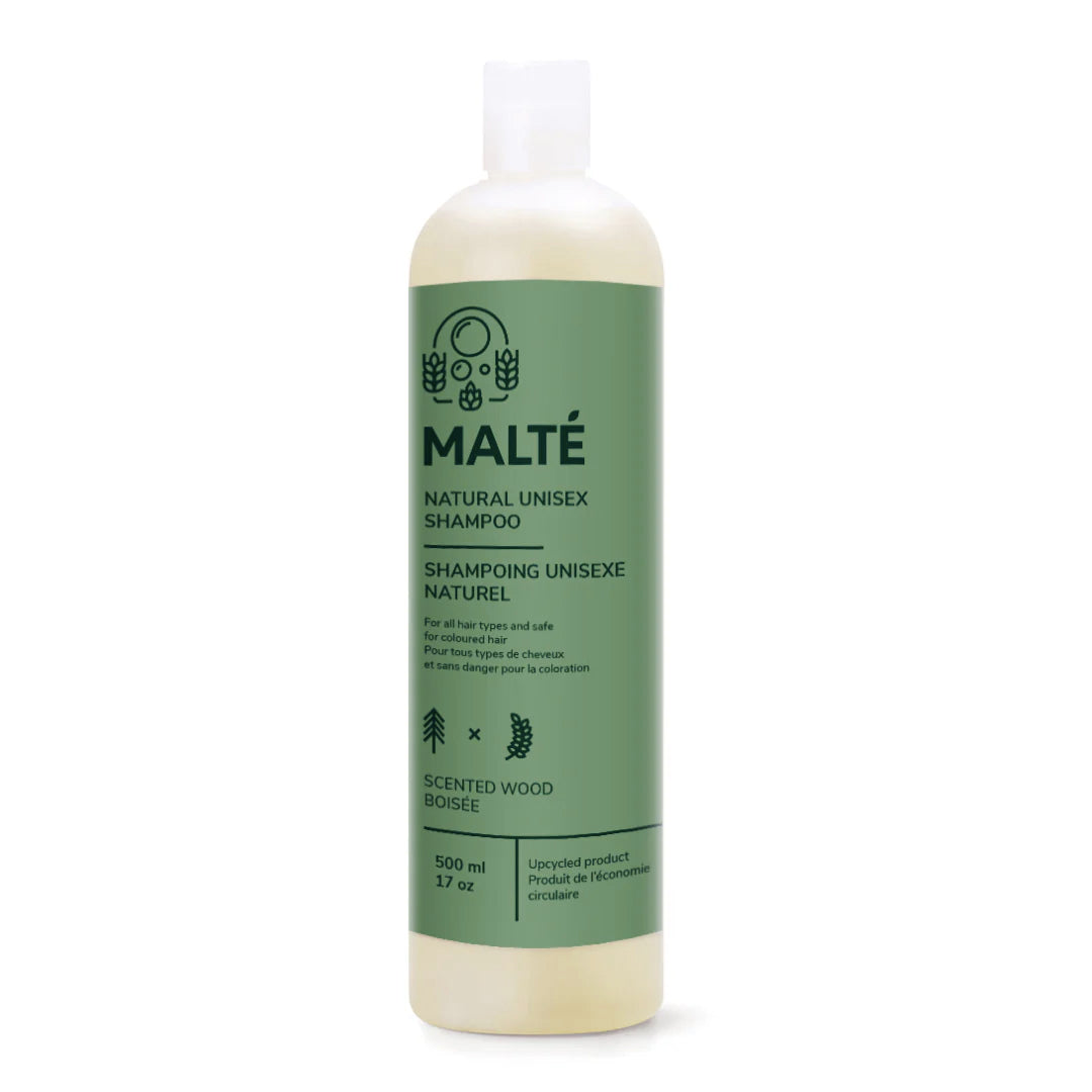 Shampoing naturel unisexe - Boisé - Hydratation et volume - 500ml