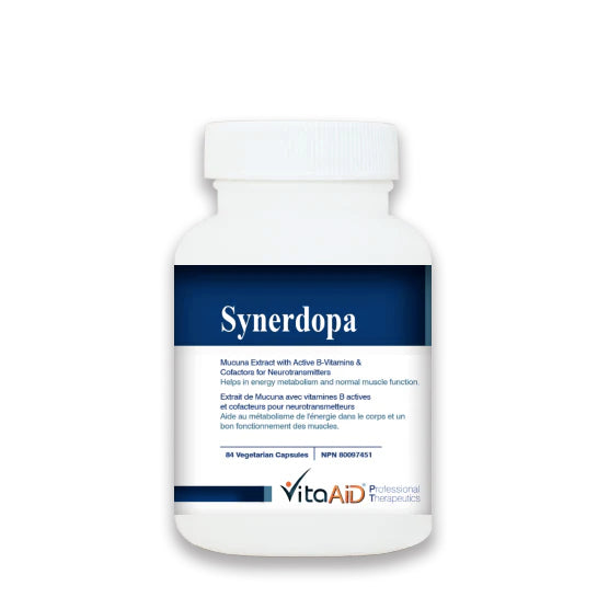 Synerdopa (Extrait de Mucuna avec vitamines B actives) - Vita Aid Professionals - 84 capsules