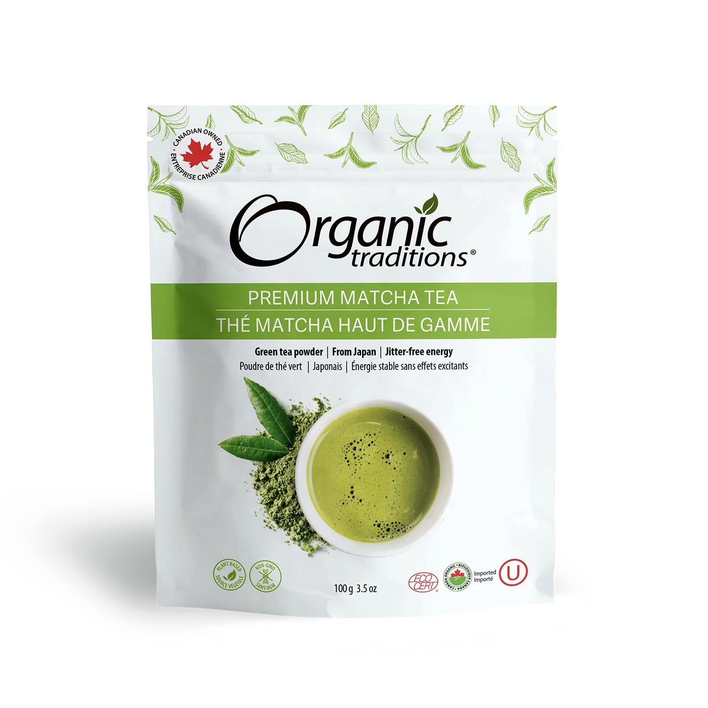 Thé Matcha Premium Biologique - Organic Traditions - 100g