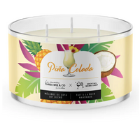 Chandelle de soya - Pina Colada - Three Wix & Co