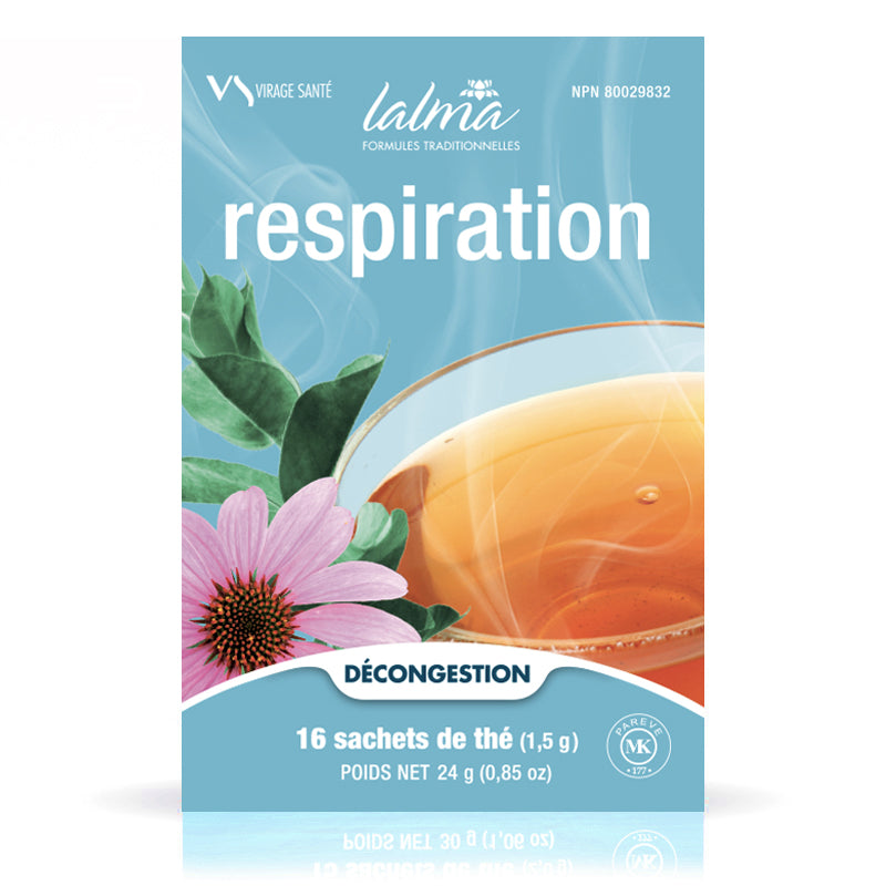 Tisane Respiration - Décongestionnante - Lalma - Virage Santé - 16 sachets