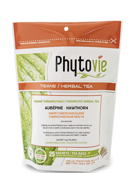 Tisane Aubépine - Phytovie - 25 sachets