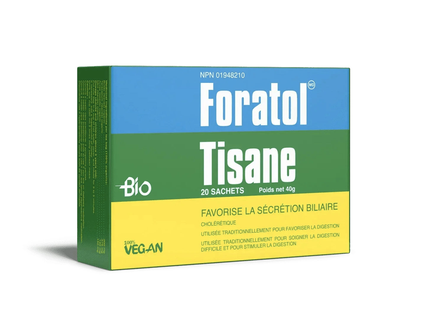 Tisane digestive Foratol - Bio-Actif - 20 sachets