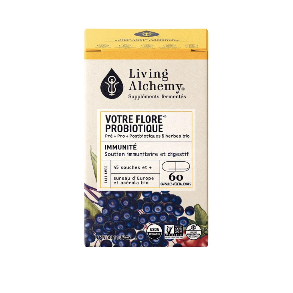 Votre flore Immunité - Living Alchemy - 60 capsules