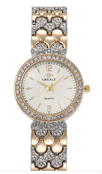 Montre pour femmes deux tons or et argent