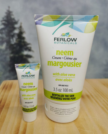 Crème au Margousier (Neem Cream) avec aloès - Ferlow Botanicals